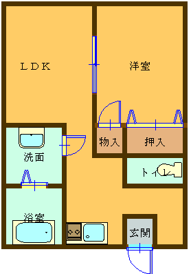 コーポ松倉　富山県下新川郡朝日町泊115-4　42,000円（税込）